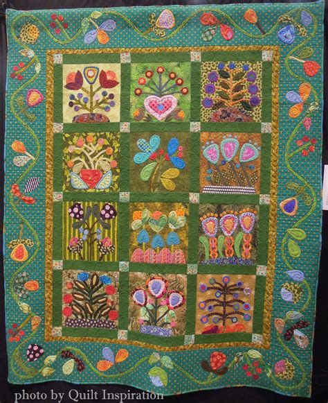 Quilt Inspiration: Fancy Folk Art Quilts