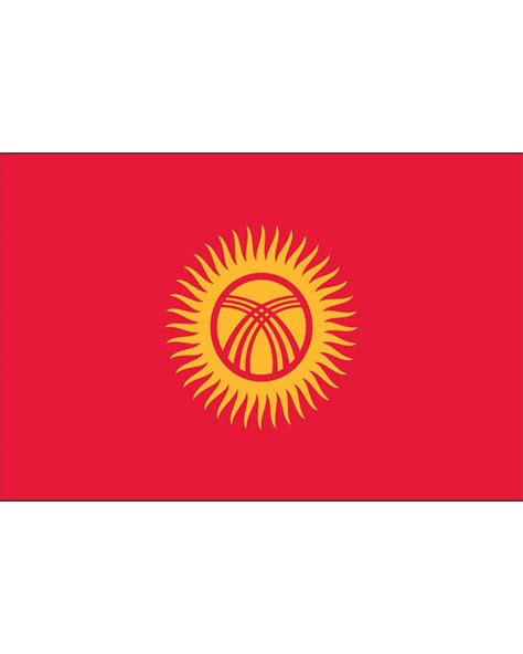 Kyrgyzstan Flag 4 x 6 ft. Indoor Flag