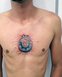 Iron Man Arc Reactor Tattoo. // if I was a dude, Id totally get this ...