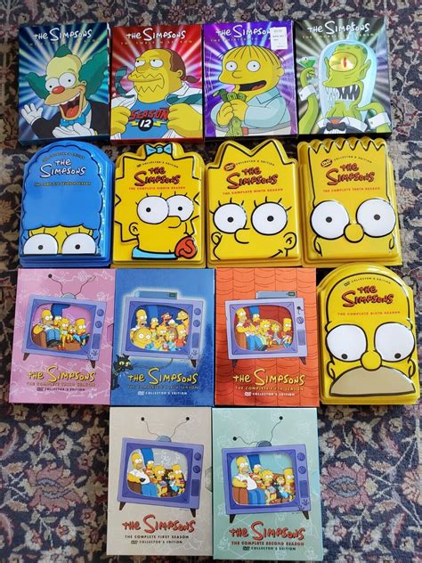 The Simpsons Seasons 1-14 DVD Box Set Collector's Face | eBay