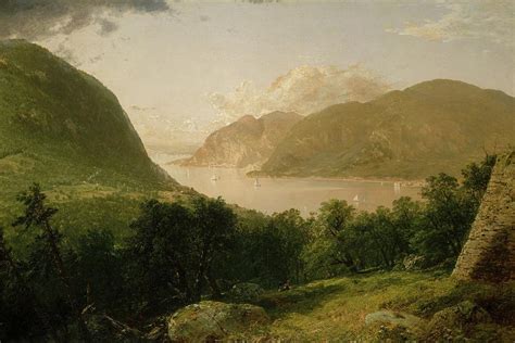 Hudson River Scene Painting by John Frederick Kensett