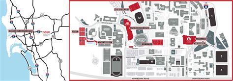 SDSU Campus Map Printable