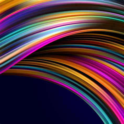 ASUS ZenBook Pro Duo Wallpaper 4K, Spectrum, Waves, Colorful, Stock ...