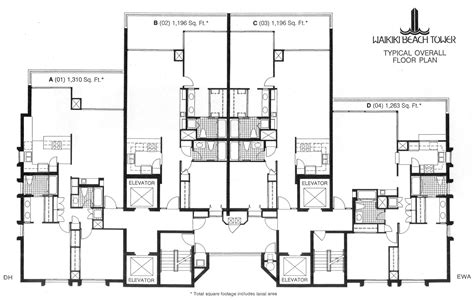 Aston Waikiki Beach Tower Floor Plan - floorplans.click