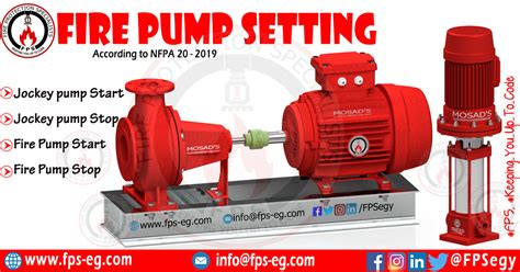 Fire pump settings - NFPA 20 - Fire Protection Specialists