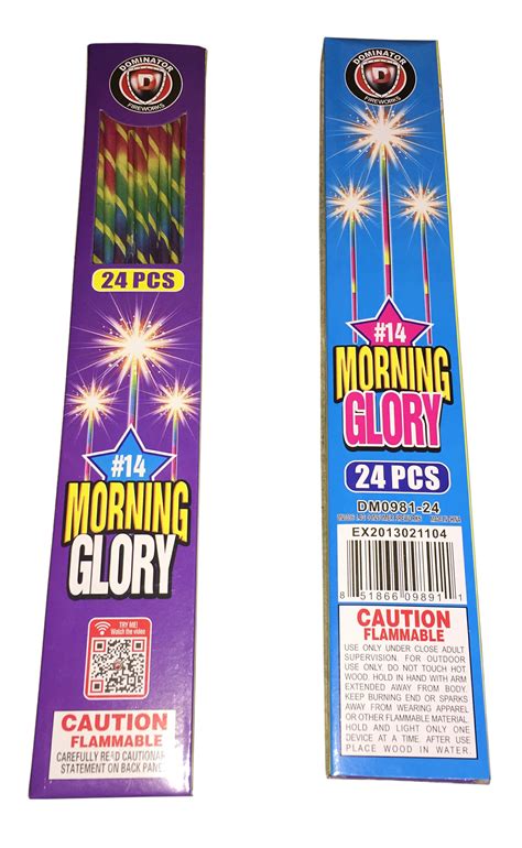 Sparklers l 14" Morning Glory, 2 Dozen Box - Fireworks City