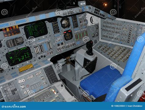 Space Shuttle Cockpit Stock Images - Image: 10822004