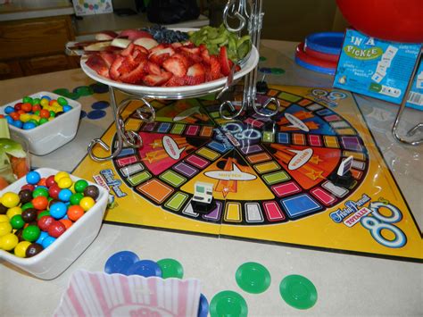 "Board game themed party (We recommend Name 5, Flippin' Out, Encore and ...