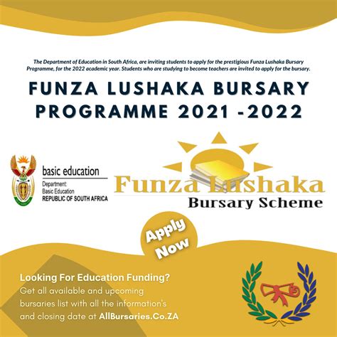 Funza Lushaka Bursary 2022 – 2023 in 2022 | Education funding, Teaching ...