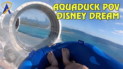 AquaDuck Water Coaster POV on the Disney Dream - Disney Cruise Line ...