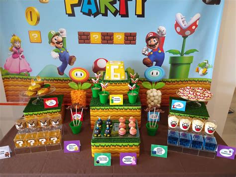 Incredible Mario Party Birthday Set Up - DIY Party Central