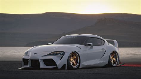 2020 Toyota Supra Widebody Wallpaper 2020 Toyota Supra Gets Widebody ...