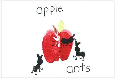 apple craft | school stuff~ LETTERS & ALPHABET | Letter a crafts ...