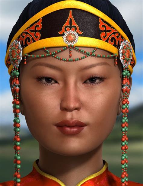 Mongolian Beauty - HD Faces and Morphs | Humanoid Morphs for Daz Studio ...