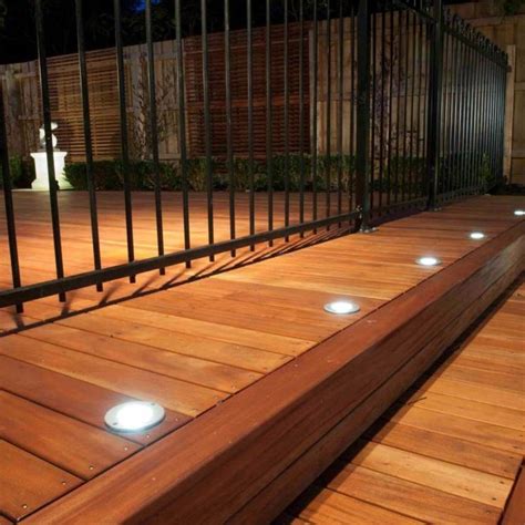 12 Ideas for Lighting Up Your Deck | Deck stair lights, Outdoor deck ...