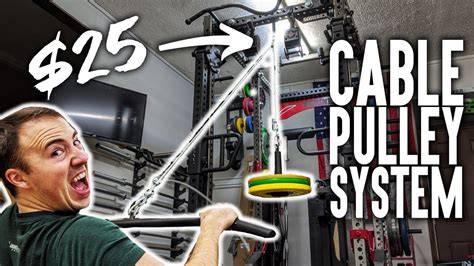 How To: DIY Cable Pulley Home Gym System for $25 - YouTube