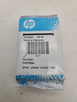 Original HP 67 Black Ink Cartridges for HP ENVY 6455e 6075 6455 EXP 12 ...