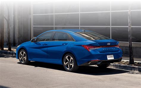 Download wallpapers Hyundai Elantra, 2021, rear view, exterior, new ...