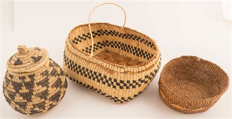 Three Native Baskets - Holabird Western Americana Collections