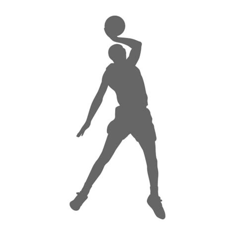 Basketball Dunk Stencil | Craftcuts.com