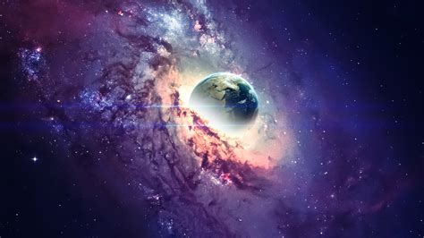 79 Hd Wallpaper Galaxy Earth free Download - MyWeb