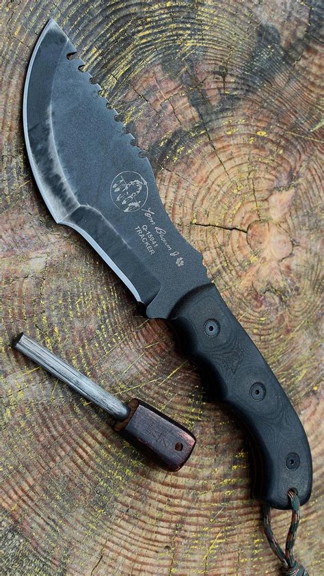 Tops Knives Tom Brown Tracker T-2 Fixed Blade Knife - Survival Fixed ...