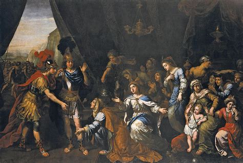 The family of Darius before Alexander the Great Painting by Pierre ...