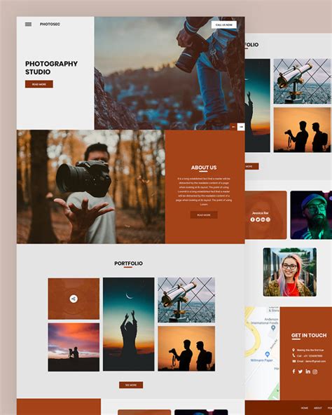 Photography Website Templates Free Download