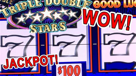 MASSIVE JACKPOT TRIPLE DOUBLE STARS SLOT MACHINE ★ $10,000 HIGH LIMIT ...