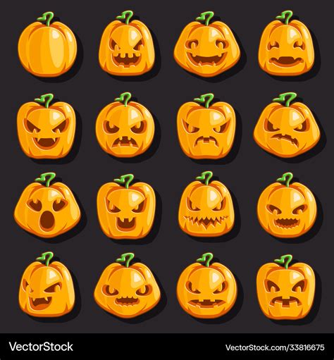 Jack O Lantern Faces Easy Faces