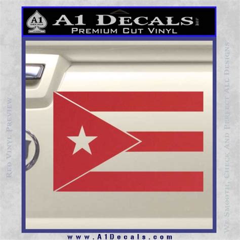 Puerto Rico Flag Decal Sticker » A1 Decals