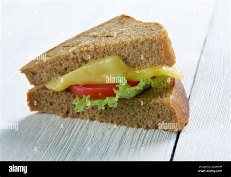 Cheese and tomato sandwich Stock Photo - Alamy