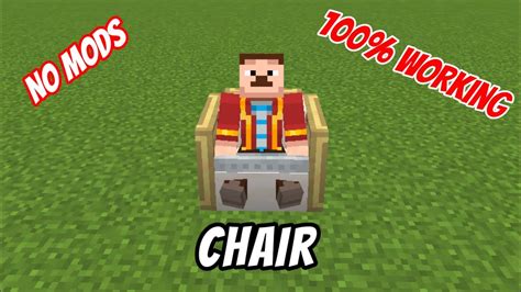 How to make a chair in Minecraft || Minecraft build hacks - YouTube