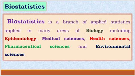 What are biostatistics and their applications? - Pharmacy Gyan