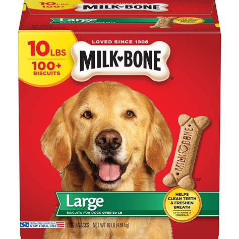 Milk-Bone Original Dog Biscuits, Large Dog Treats, 10-Pound - Walmart.com