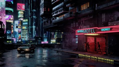 Cyberpunk Night City Wallpaper - IMAGESEE