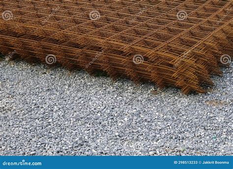 Steel Mesh for Reinforcement Concrete in Construction Site ...