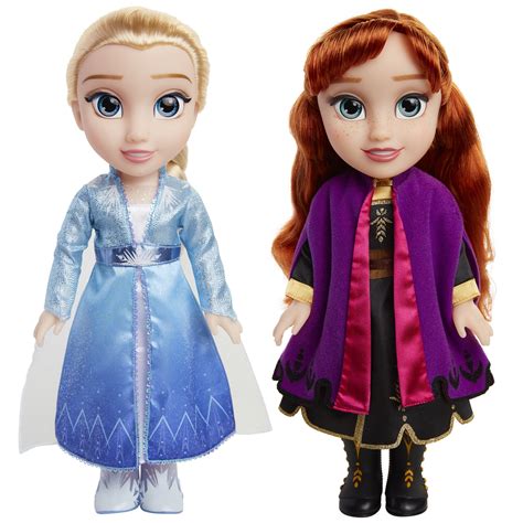 Disney Princess Anna and Elsa 14 Inch Singing Sisters Feature Fashion ...