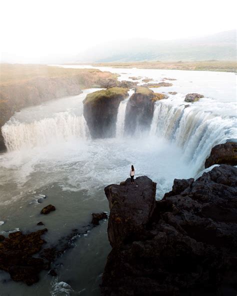 Godafoss Waterfall [Drone], Iceland