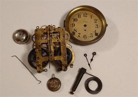 VINTAGE SETH THOMAS CLOCK MOVEMENT 89C/PARTS/FACE & KEYS | #1924646452