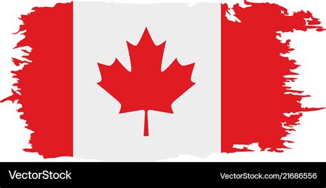 Canada flag Royalty Free Vector Image - VectorStock