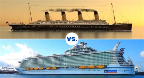 Total 31+ imagen modern cruise ships vs titanic - fr.thptnganamst.edu.vn