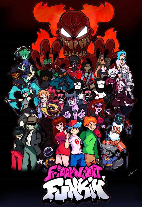 Friday Night Funkin' HUGE Poster by 1spicydogo67 on DeviantArt