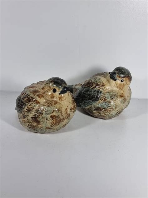 Pair of Vintage Ceramic Bird Figurines Made in Sweden - Etsy