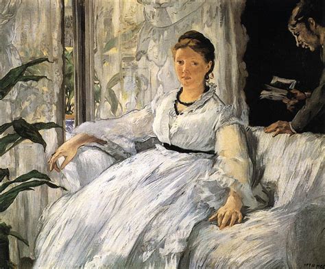 Reading 1865 1873 Painting | Edouard Manet Oil Paintings