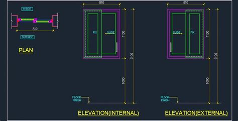 Sliding Door Elevation Drawing at GetDrawings | Free download