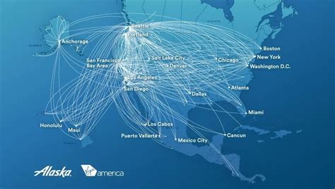 Air Route map of Alaska | Large Printable | WhatsAnswer Flight Map, Air ...