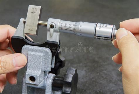 Calibration micrometer stock photo. Image of metric, metal - 35968042