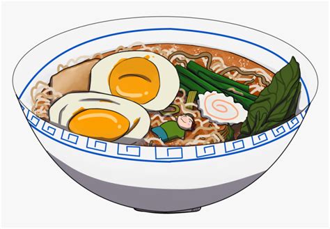 Ramen Bowl Drawing - Bowl Of Ramen Drawing, HD Png Download - kindpng