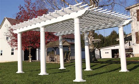 Pergola Parts And Accessories | Vinyl Pergola Kits in 2021 | Vinyl ...